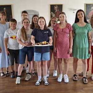 Die Minis beim Pfarrcafé