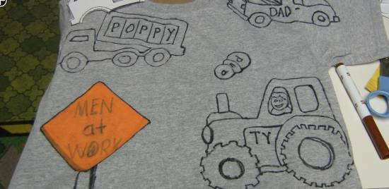 bemaltes T-Shirt