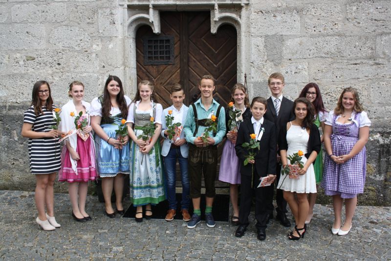 Gruppenfoto von der Firmung
