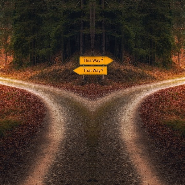 Weggabelung / Decison Weggabelung